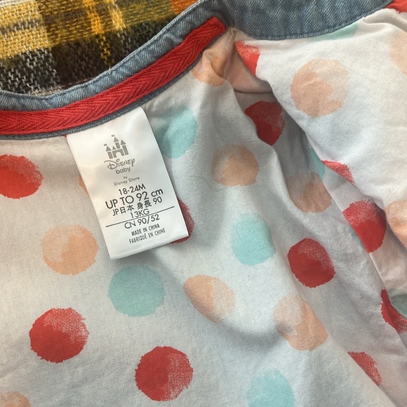 ☀️ 3 / 15 ☀️ Disney Zip up soft Jacket - Picture 5 of 6